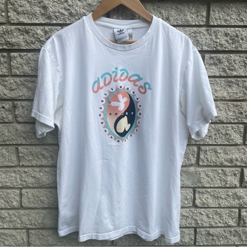 Adidas Men's Summer Set Graphic Short Sleeve T-Shirt Size XL - Picture 2 of 7